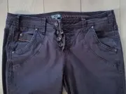 Vorschaubild 2 von Damen Stoffhose Lila Größe S 36 W28 Button-Fly Casual