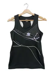 Vorschaubild 1 von Damen Sportshirt Tanktop Racerback Gr. 38 Schwarz Fitness Top