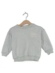 Vorschaubild 1 von Baby Sweatshirt Pullover Gr. 80 9-12 Monate Grau Meliert