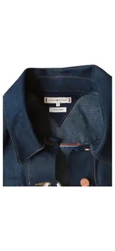 Vorschaubild 3 von Jeansjacke Damen Blau Baumwolle Klassisch Gr. 34/XS