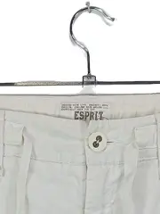 Vorschaubild 4 von Damen Cargo Shorts Gr. 40 Beige Casual Leinen Baumwolle