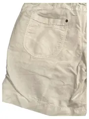 Vorschaubild 3 von Damen Cargo Shorts Gr. 40 Beige Casual Leinen Baumwolle