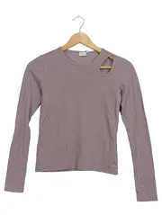 Vorschaubild 1 von Langarmshirt Mädchen Gr. 152 Rosa Rippstrick Cut-Out