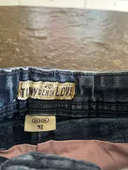 Vorschaubild 4 von Mädchen Jeans Straight Leg Gr. 92 Blau Sterne