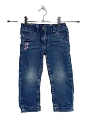 Vorschaubild 1 von Mädchen Jeans Straight Leg Gr. 92 Blau Sterne
