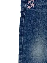 Vorschaubild 2 von Mädchen Jeans Straight Leg Gr. 92 Blau Sterne