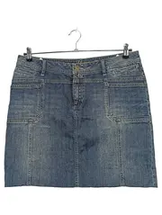 Vorschaubild 1 von Damen Jeansrock Gr. 42/XL Blau Denim Minirock Casual