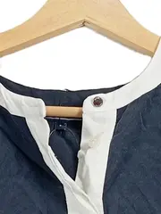 Vorschaubild 2 von Damen Bluse Business Langarm Blau Gr. 36/S Lyocell