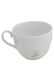 Vorschaubild 1 von Kaffeetasse Weiß Porzellan Blumenmuster Elegant Klassisch