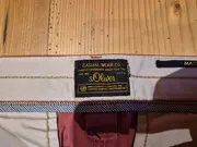 Vorschaubild 3 von Chinohose Herren Stoffhose Rot Gr. 40/42 Baumwolle Casual
