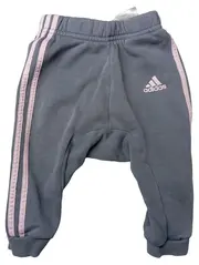 Vorschaubild 1 von Baby Jogginghose Mädchen Gr. 74 Grau Rosa 3-Streifen
