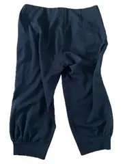 Vorschaubild 2 von Damen Stoffhose Schwarz Gr. 38 W29 Faltenhose Viskose