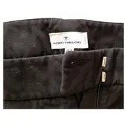 Vorschaubild 2 von Stoffhose Damen Gr. 44 Schwarz Business Büro Polyester