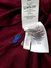 Vorschaubild 5 von Damen Langarmshirt Rot Gr. 36 S Logo Baumwolle