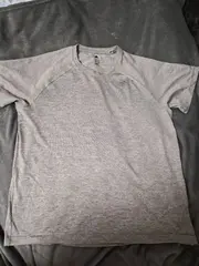 Vorschaubild 6 von Herren Sport T-Shirt Climalite Gr. L Grau Meliert Kurzarm