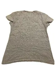 Vorschaubild 2 von Damen T-Shirt Grau Gr. 36 S Logo-Print Casual Baumwolle