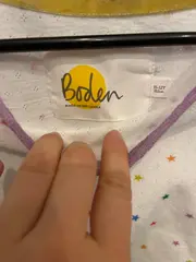 Vorschaubild 6 von Langarmshirt Mädchen Gr. 152 Weiß Bunte Sterne Spitzenbesatz