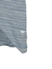 Vorschaubild 6 von Kurzarmhemd Herren Gr. M Blau Gestreift Fitted Baumwolle