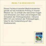 Vorschaubild 3 von Mündliche Prüfung Innere Medizin Hellmich Fachbuch mit MP3-CD