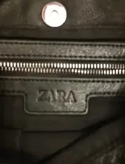 Vorschaubild 3 von Schwarze Leder Clutch Damen Tasche Reißverschluss Urban