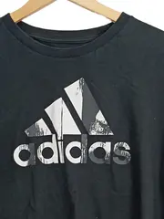 Vorschaubild 3 von Damen T-Shirt Schwarz Gr. L Logo-Print Sportshirt Baumwolle