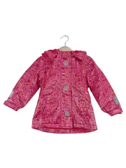 Vorschaubild 1 von Kids Mädchen Regenjacke Outdoorjacke Pink Punkte Frösche Gr. 86/92