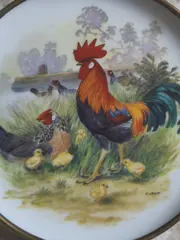 Vorschaubild 3 von KAISER Sammelteller Porzellan Hahn Tiermotiv Klassisch Mehrfarbig 10 cm