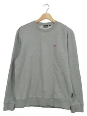 Vorschaubild 1 von Herren Sweatshirt Pullover Grau Gr. 50/M Basic Logo
