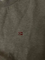 Vorschaubild 2 von Herren Sweatshirt Pullover Grau Gr. 50/M Basic Logo