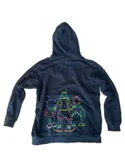 Vorschaubild 3 von x Disney Kapuzenpullover Herren Gr. 52, XL Schwarz Hoodie Stickerei