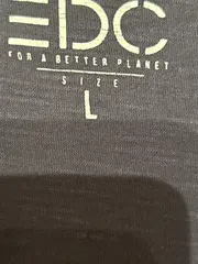 Vorschaubild 4 von Damen Langarmshirt Gr. L Blau Bio-Baumwolle Basic