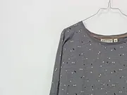 Vorschaubild 5 von Damen Pullover Sweatshirt Grau Gr. M Langarm Baumwolle