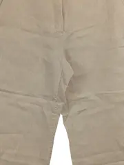 Vorschaubild 2 von Damen Stoffhose Leinen Mix Gr. 42/XL Beige Gestreift Klassisch