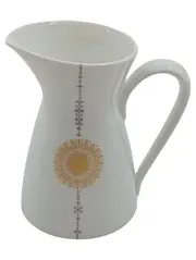 Vorschaubild 1 von Germany Porzellan Krug Mandala Gold Dekor Weiß Elegant 11cm