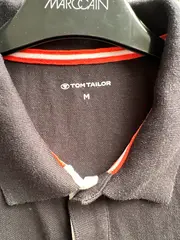 Vorschaubild 2 von Poloshirt Herren Gr. M schwarz Basic Kurzarm Baumwolle