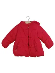 Vorschaubild 2 von Steppjacke Kinder Mädchen Rot Gr. 92 Kapuze