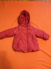 Vorschaubild 5 von Steppjacke Kinder Mädchen Rot Gr. 92 Kapuze