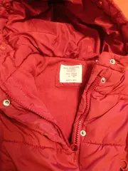 Vorschaubild 3 von Steppjacke Kinder Mädchen Rot Gr. 92 Kapuze