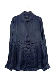 Vorschaubild 1 von Herren Business Hemd Gr. 40/L Blau Viskose Regular Fit Langarm