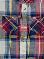 Vorschaubild 4 von Hemdbluse Kinder Gr. 104 Mehrfarbig Kariert Casual Baumwolle