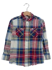 Vorschaubild 2 von Hemdbluse Kinder Gr. 104 Mehrfarbig Kariert Casual Baumwolle