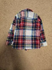 Vorschaubild 7 von Hemdbluse Kinder Gr. 104 Mehrfarbig Kariert Casual Baumwolle