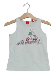 Vorschaubild 1 von Mädchen Top Tanktop Al mare! Roller Motiv Gr. 92/98 Weiß Glitzer