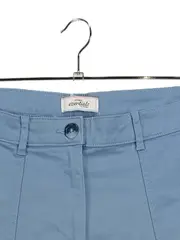 Vorschaubild 2 von TCM Damen Stoffhose Baggy 3/4 Hose Gr. 42 XL W33 Blau Baumwolle