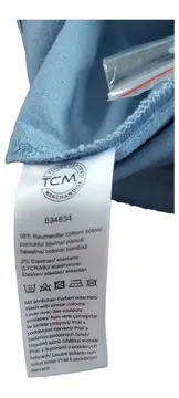 Vorschaubild 3 von TCM Damen Stoffhose Baggy 3/4 Hose Gr. 42 XL W33 Blau Baumwolle