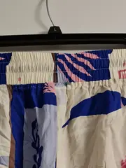 Vorschaubild 6 von Damen Shorts 38 Mehrfarbig Grafischer Print Casual Viskose