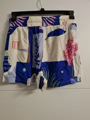 Vorschaubild 2 von Damen Shorts 38 Mehrfarbig Grafischer Print Casual Viskose