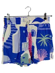 Vorschaubild 1 von Damen Shorts 38 Mehrfarbig Grafischer Print Casual Viskose