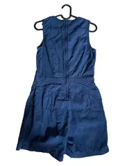 Vorschaubild 2 von Damen Jumpsuit Blau Uni Schleife Nieten Gr. UNI