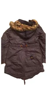 Vorschaubild 5 von Damen Winterjacke Parka Kapuze Fellkragen Gr. 36/S Grau